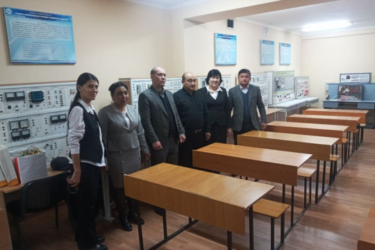 Professors and teachers of NamECI taught students of the University named after Mukhtar Avezov