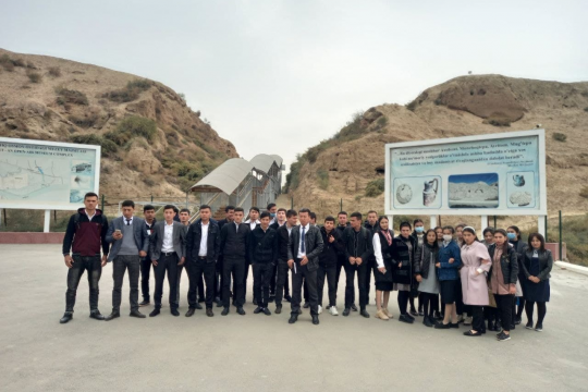 The tutor and students of the Faculty of Energy and Labor Protection visited the "Open-air" museum of the Aksikent archaeological monument in Toragorgon district.