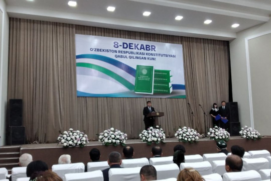 The solemn event dedicated to the Constitution Day is held in the regional center of culture of Davlatabad district