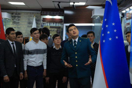 NamECI students got acquainted with the history of national flags in the Museum of the Ministry of Internal Affairs