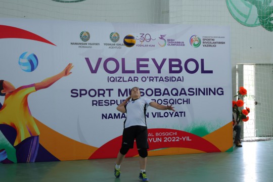 Namanganda voleybol musobaqasining Respublika bosqichi bo'lib o'tdi