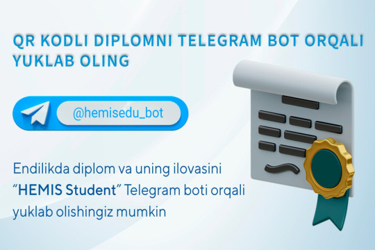 Telegram-бот «HEMIS STUDENT» продолжает развиваться