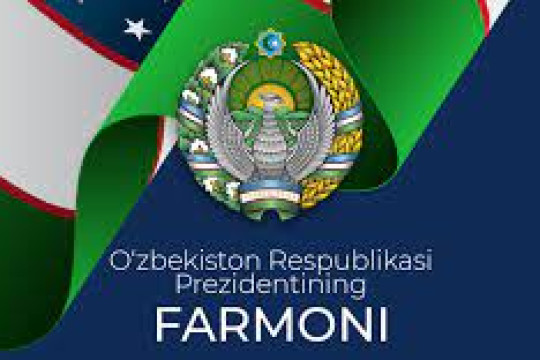 Prezidentning farmoni qabul qilindi