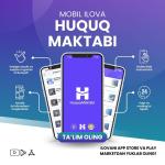 “Huquq maktabi” mobil ilovasi yaratildi