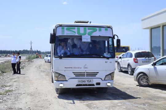 NamMQI talabalari Uychi tumanida Norin GESlar kaskadi qurilishi bilan tanishdi