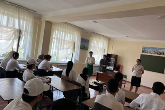 Propaganda activities were organized and lectures were given at the vocational school