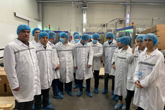 NamECI students took part in the "Doors Open Day" organized at the LACTALIS AGRO plant