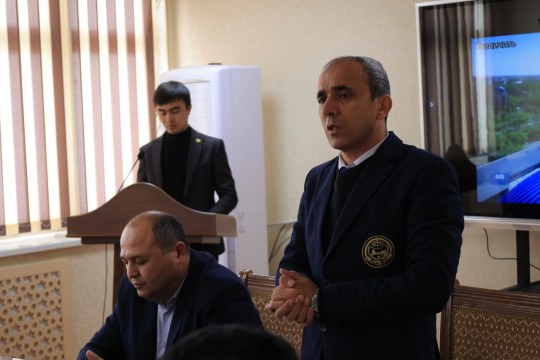 The solemn event dedicated to the adoption of the national anthem of the Republic of Uzbekistan on December 10 was held at the Namangan Engineering-Construction Institute.