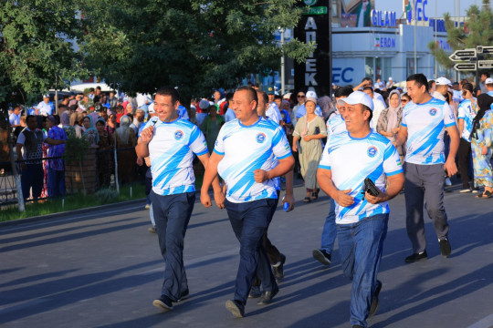 NamECI representatives took an active part in the New Breath public running marathon