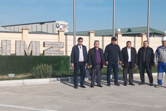 Representatives of NamECI visited the Namangan metallurgical plant