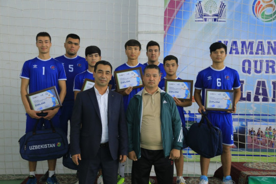 The NamECI team took the third place in the regional round of "Five Initiatives Olympiad" volleyball