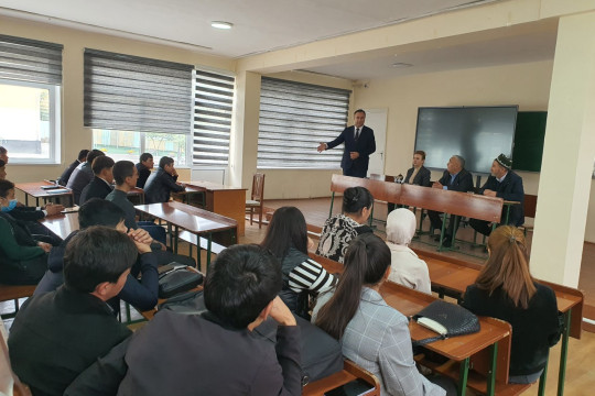 Another meeting with a businessman was held at the Faculty of Economics and Management