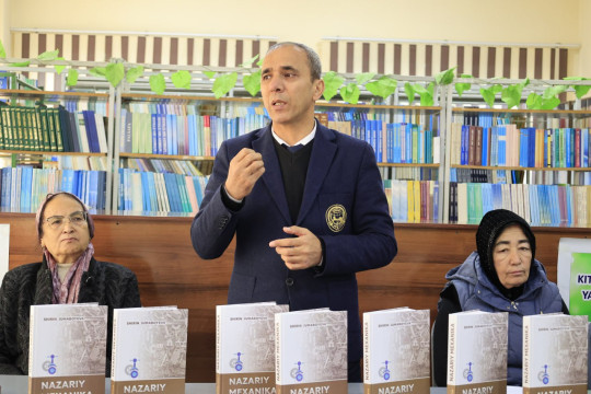 The presentation of the book "Theoretical Mechanics" was held at the institute