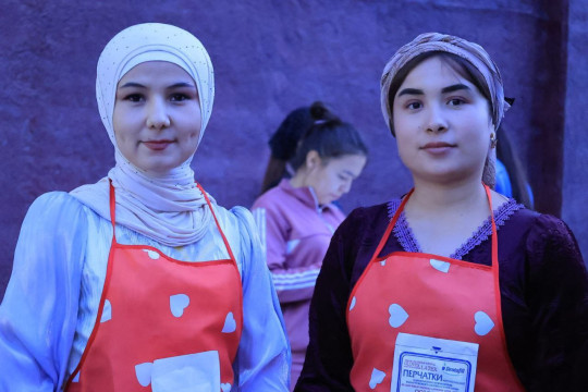 A pilaf championship was held among girls in the student residence