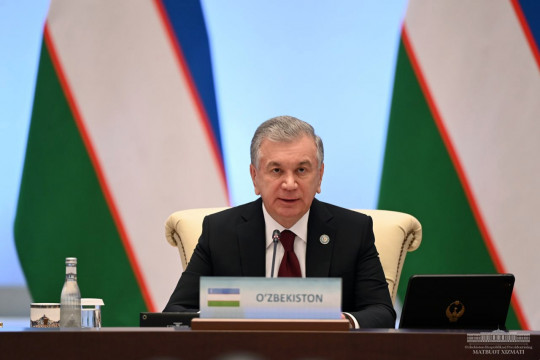 Shavkat Mirziyoyev spoke at a meeting of the Council of Heads of State of the Organization of Turkic States