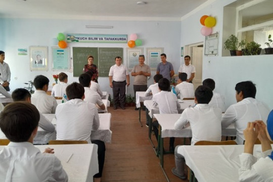 Final State Attestation of the graduates of vocational school No. 1 of Namangan city