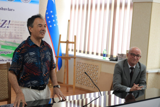 The artist of the Republic of Uzbekistan held a master class for students