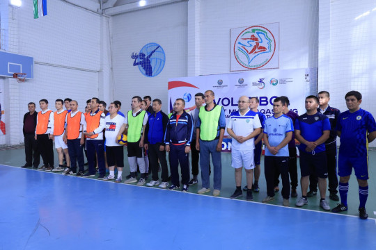 The volleyball tournament for the prize of the trade union committee has started