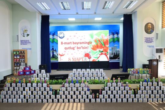 The Namangan Institute of Engineering and Construction held a holiday event called "You are still holy, holy woman"