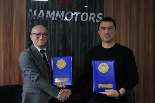 A memorandum of cooperation was signed between NamECI and "Nammotors" enterprise