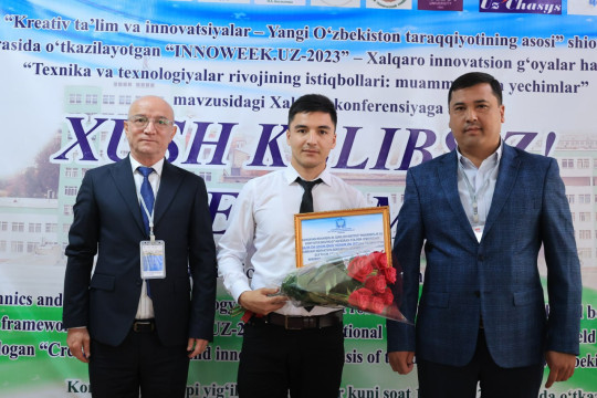 NamECI intern-teacher received minister's gift