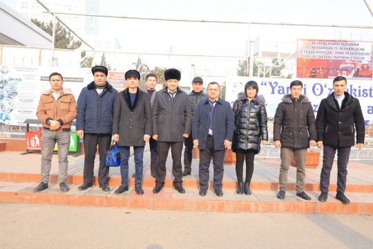 NamECI students went to Tashkent to participate in the competition for the Presidential Scholarship