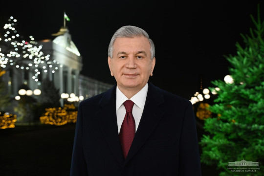 HAPPY NEW YEAR CONGRATULATIONS OF THE PEOPLE OF UZBEKISTAN