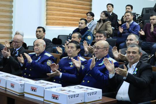 The ceremonial event dedicated to the Day of Defenders of the Fatherland at the institute was associated with a festive concert