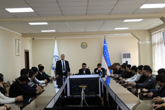 The nationwide lesson "New Uzbekistan - human rights" was held at the Namangan Engineering and Construction Institute