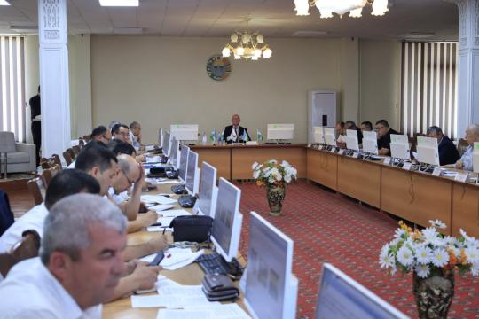 The next meeting of the Scientific Council of the Namangan Engineering-Construction Institute was held