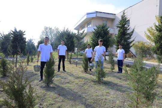 Young people also actively participate in "Green Space"