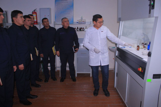 An exhibition seminar was held at the institute on the topic "Observance of safety rules in the storage, transportation and use of chemicals with a high risk of fire and explosion"