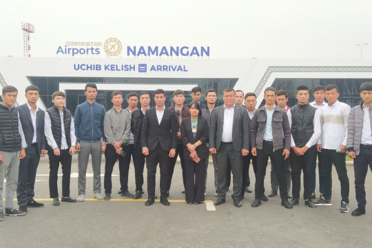 Namangan Xalqaro Aeroportiga tashrif