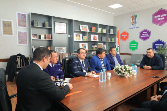 Professors of South Kazakhstan State University named after Mukhtar Avezov exchanged experience with colleagues from Namangan