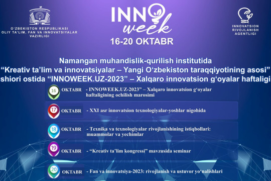 “INNOWEEK.UZ-2023” - DASTURI